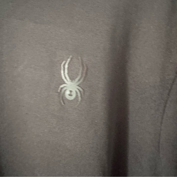 SPYDER  Active/Sport Quarter Zip Black Active wear top Men's XXL - Picture 3 of 6